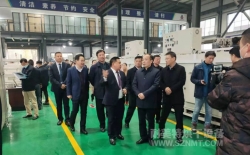 湖南省常德市市委書記、市長等領(lǐng)導蒞臨湖南省耐美特智能烘干工業(yè)設備有限公司視察指導工作
